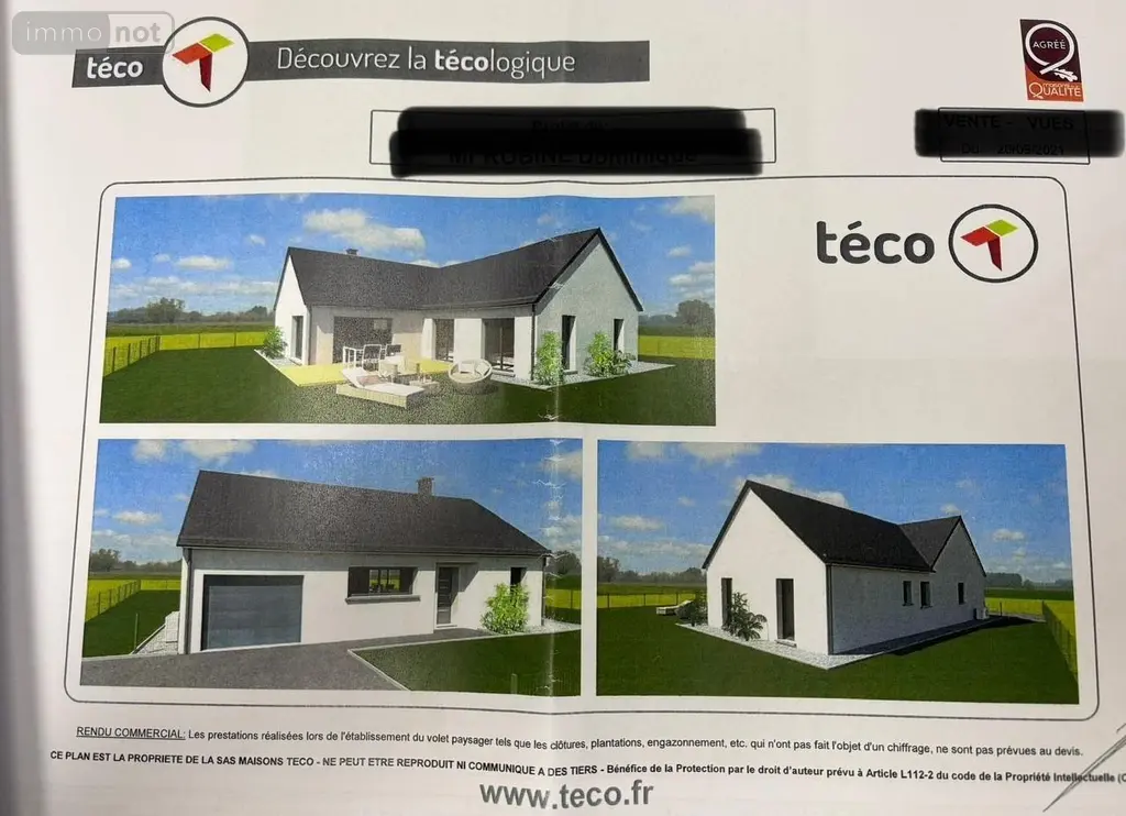 Maison a vendre Agneaux 50180 Manche 50 105 m2 5 pièces 311200 euros 50130/17 005
