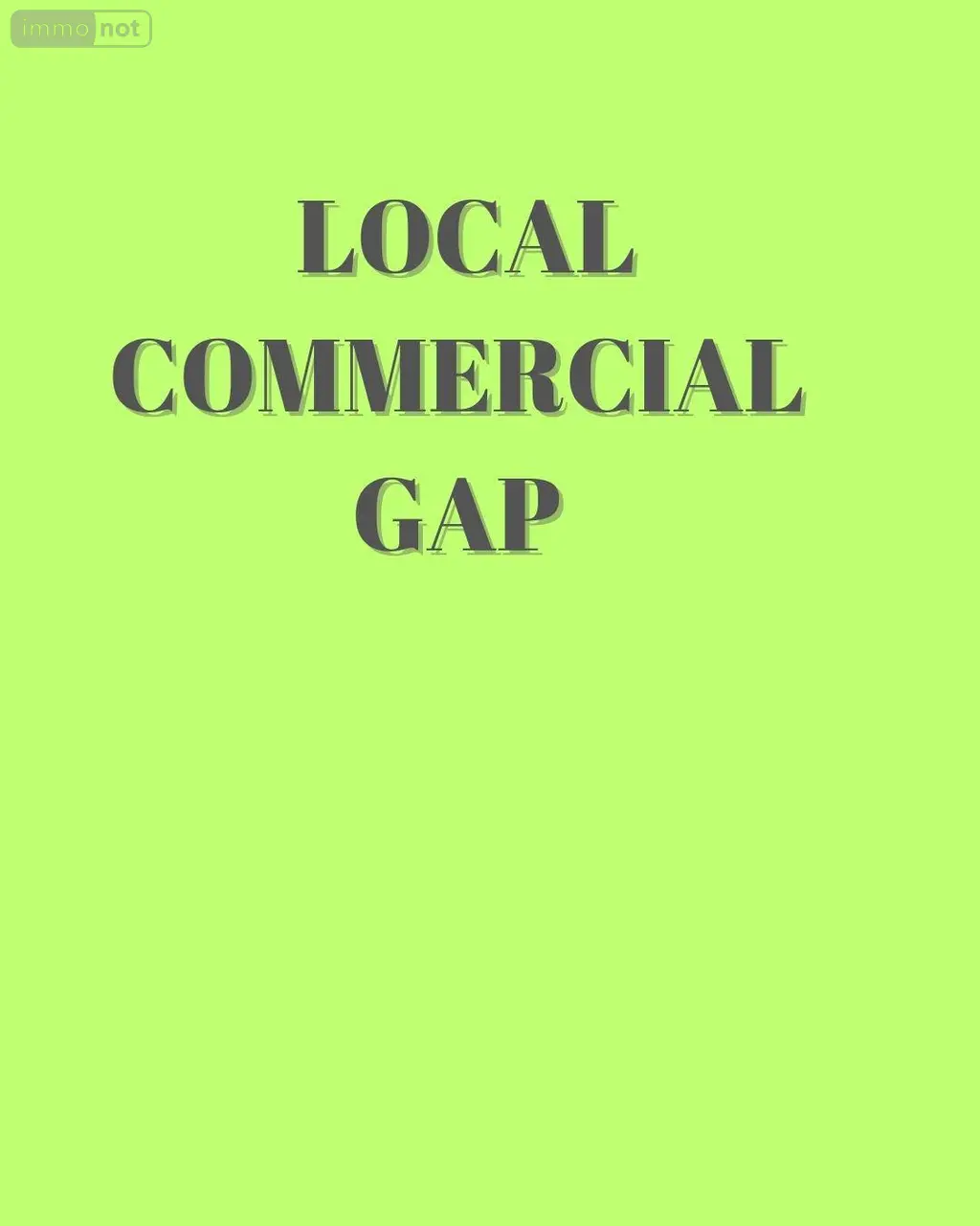 Fonds et murs commerciaux a vendre Gap 05000 Hautes-Alpes 05 97 m2 1 pièce 252200 euros 003/LOCAUXCOMM0825 008