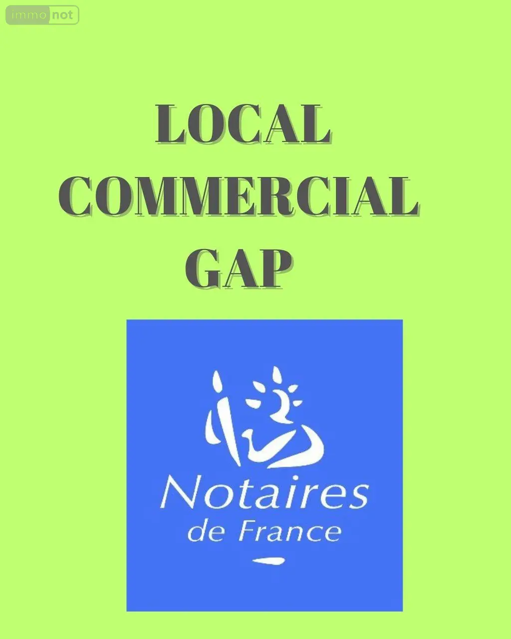 Fonds et murs commerciaux a vendre Gap 05000 Hautes-Alpes 05 97 m2 1 pièce 252200 euros 003/LOCAUXCOMM0825 001