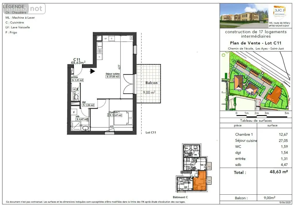 Appartement a vendre Bourg-en-Bresse 01000 Ain 01 65 m2 3 pièces 213500 euros achat_appartement_com_01053_01000 003