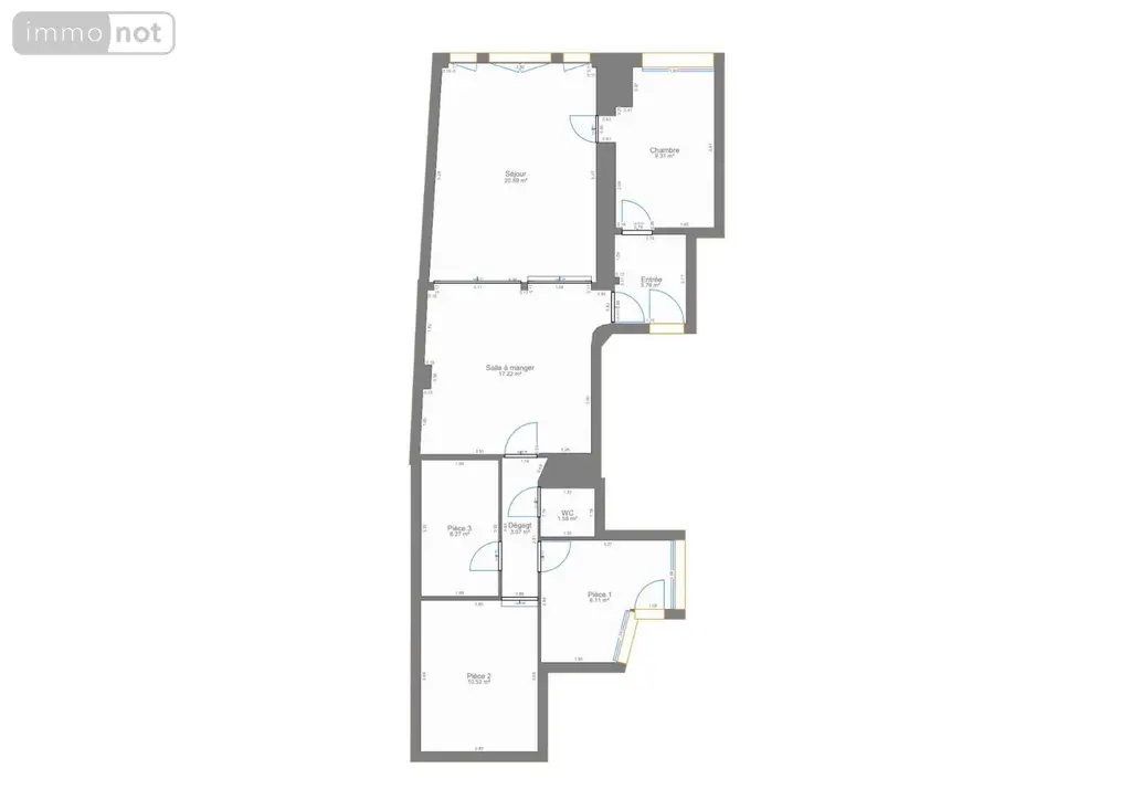 Appartement a vendre Paris 16e Arrondissement 75016 Paris 75 80 m2 4 pièces 715000 euros Raynouard 005
