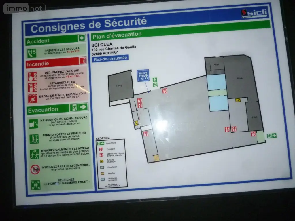 Fonds et murs commerciaux a vendre Achery 02800 Aisne 02 188115 euros 204455 006