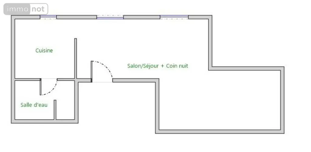 Appartement a vendre Paris 18e Arrondissement 75018 Paris 75 36 m2 1 pièce 332800 euros 5 Impasse Letort 011