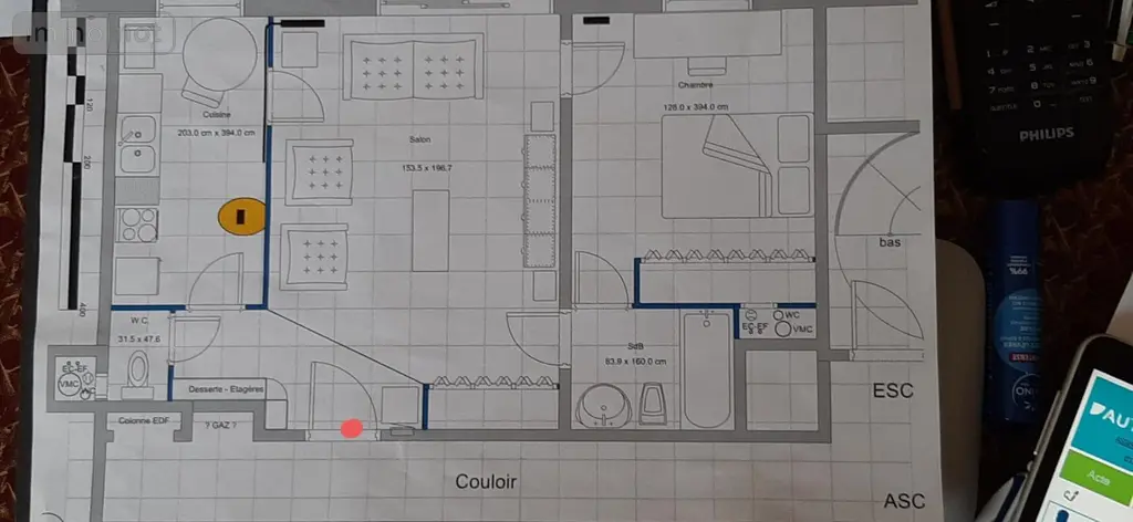 Appartement a vendre Paris 14e Arrondissement 75014 Paris 75 47 m2 3 pièces 506800 euros MA 1385 007
