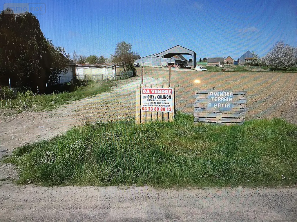 Terrain a batir a vendre Bois-lès-Pargny 02270 Aisne 02 23000 euros 02014/600 003