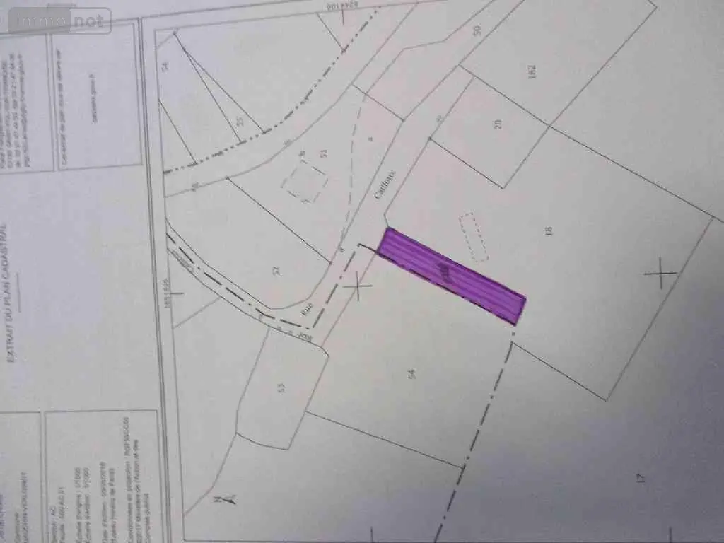 Terrain a batir a vendre Gauchin-Verloingt 62130 Pas-de-Calais 62 16440 euros 62112-TB00905 002