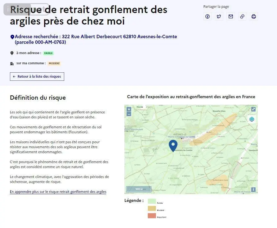 Terrain a batir a vendre Avesnes-le-Comte 62810 Pas-de-Calais 62 58780 euros 62112-TB01009 005