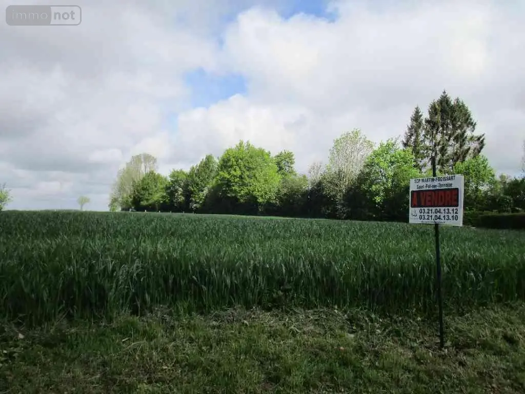 Terrain a batir a vendre Humières 62130 Pas-de-Calais 62 4577 m2 58136 euros 62112-TB00959 002