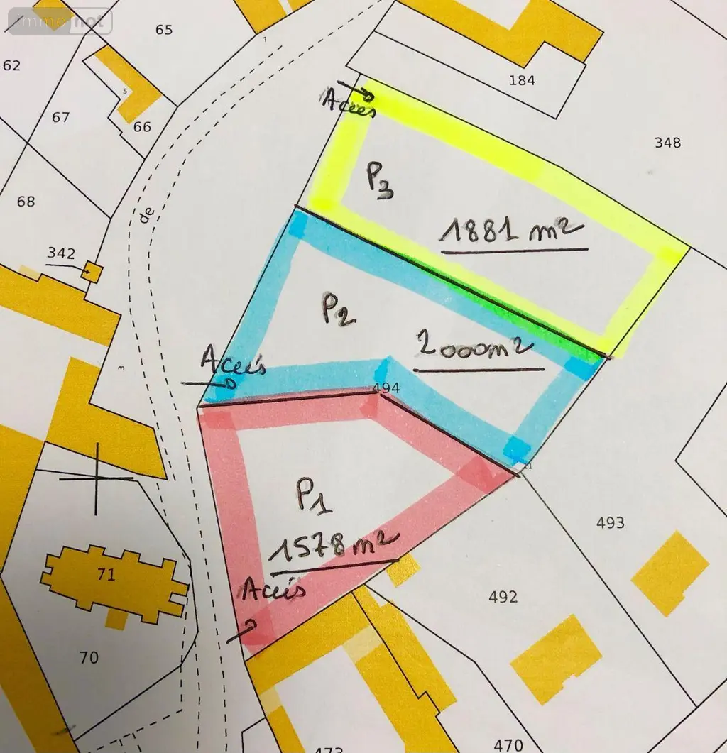 Terrain a batir a vendre Écoivres 62270 Pas-de-Calais 62 35376 euros 2068 003
