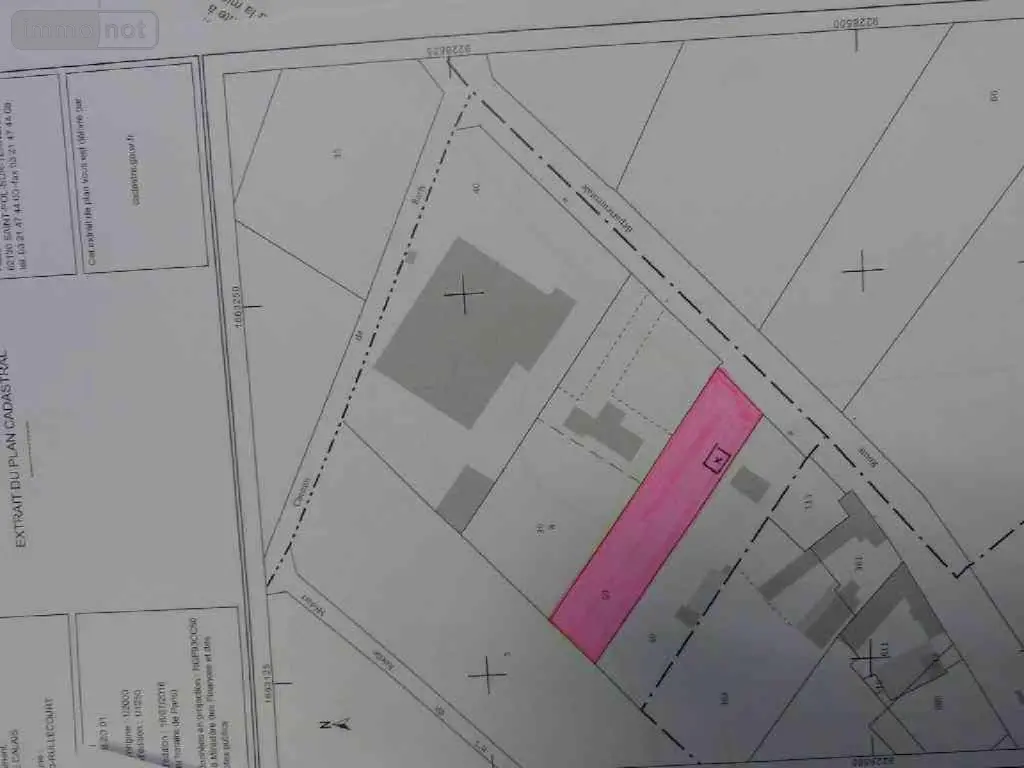 Terrain a batir a vendre Grand-Rullecourt 62810 Pas-de-Calais 62 52528 euros 2108 003