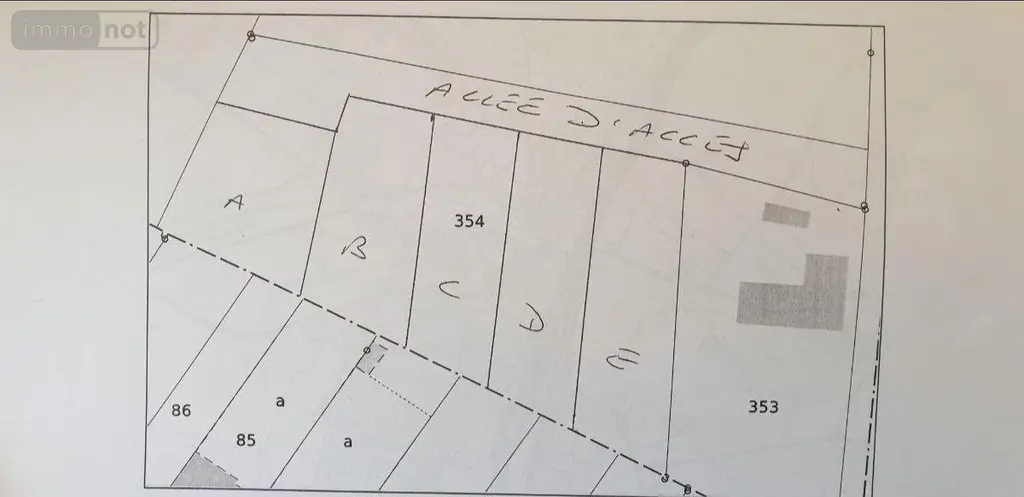 Terrain a batir a vendre Noyen-sur-Sarthe 72430 Sarthe 72 4285 m2 43000 euros 72119-1455 002