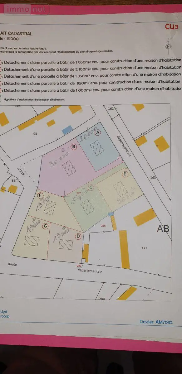Terrain a batir a vendre Réalcamp 76340 Seine-Maritime 76 20140 euros TEBA41 001