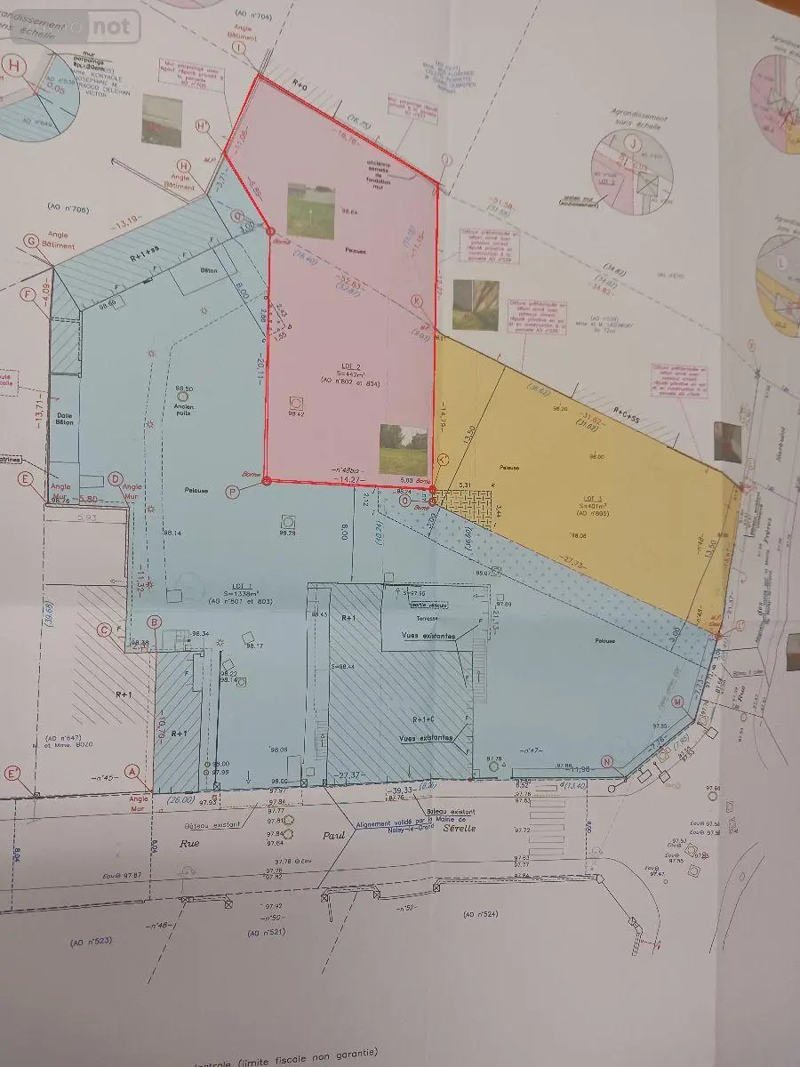 Terrain a batir a vendre Noisy-le-Grand 93160 Seine-Saint-Denis 93 436800 euros 10063/1173 001