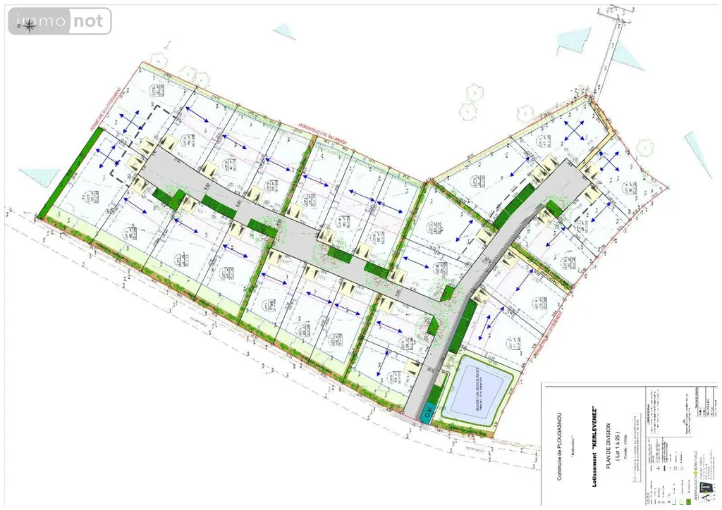 Terrain a batir a vendre Plougasnou 29630 Finistère 29 45400 euros LOKER 002