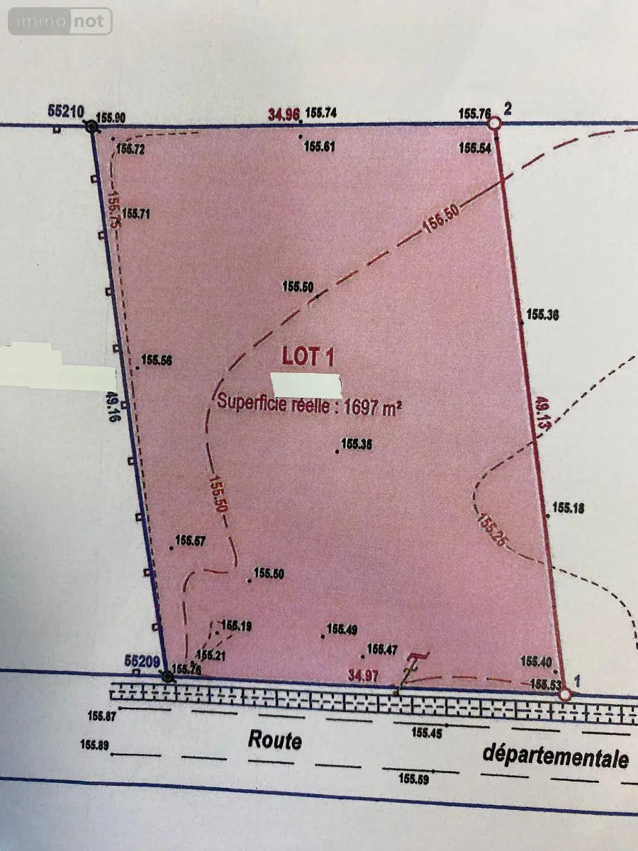 Terrain a batir a vendre Chezelles 36500 Indre 36 19400 euros 1047087 003