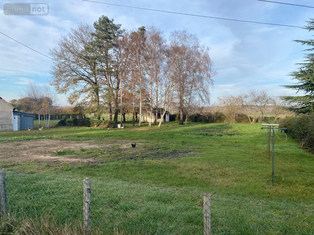 Terrain a batir a vendre Pouillé 41110 Loir-et-Cher 41 1899 m2 21500 euros 12101/1176 001