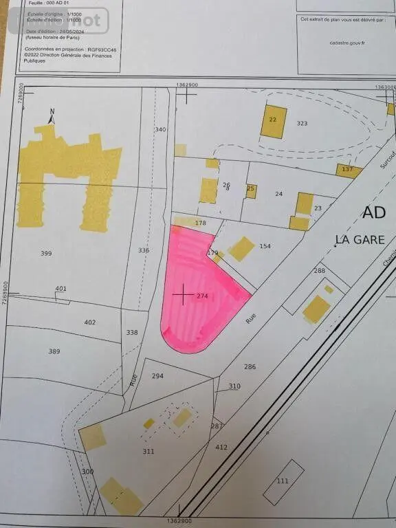 Terrain a batir a vendre Pleine-Fougères 35610 Ille-et-Vilaine 35 87911 euros 100/1438 002