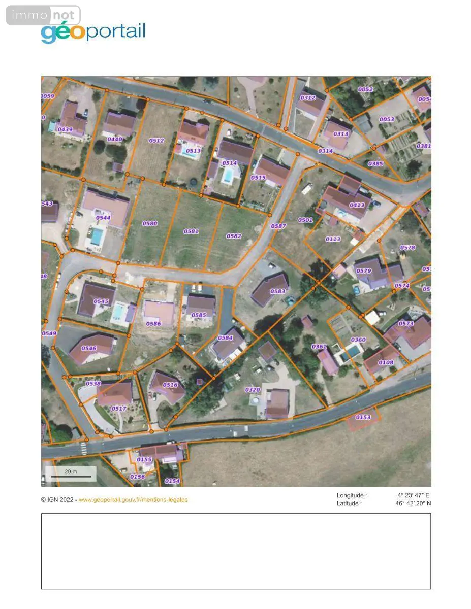 Terrain a batir a vendre Blanzy 71450 Saône-et-Loire 71 44040 euros 063/1066 002