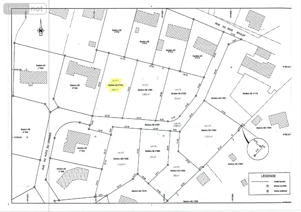 Terrain a batir a vendre Blanzy 71450 Saône-et-Loire 71 44040 euros 063/1066 001