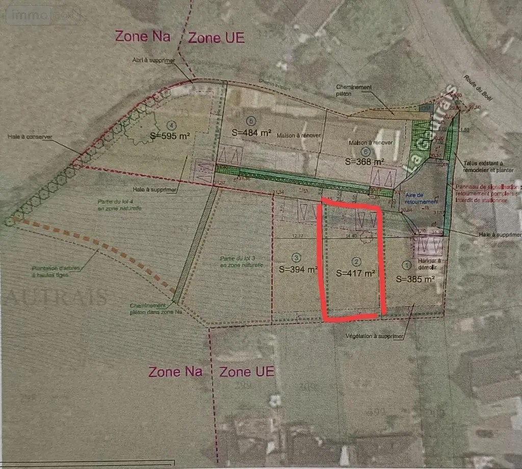 Terrain a batir a vendre Guichen 35580 Ille-et-Vilaine 35 423 m2 110750 euros 35129-5263 003
