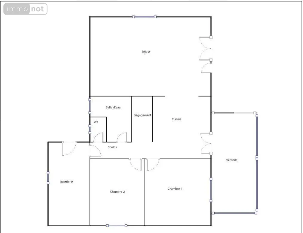 Maison a vendre Cérans-Foulletourte 72330 Sarthe 72 115 m2 183750 euros 72122-1297 019