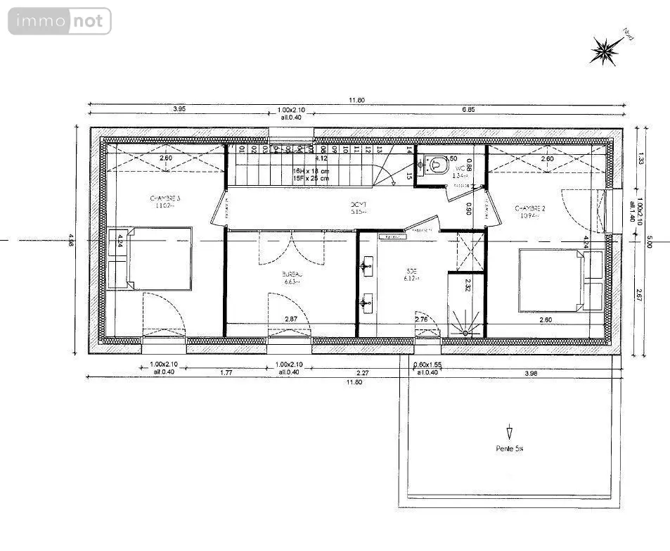 Terrain a batir a vendre Guichen 35580 Ille-et-Vilaine 35 115500 euros ML/128 006