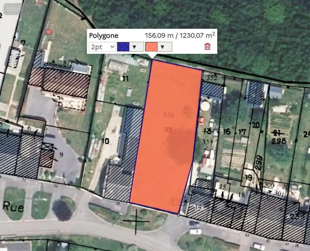 Terrain a batir a vendre Harcy 08150 Ardennes 08 1226 m2 73500 euros 08034/65 002