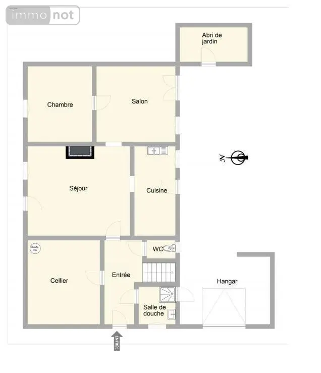 Maison a vendre Écueillé 36240 Indre 36 125 m2 8 pièces 72150 euros 016/378 010