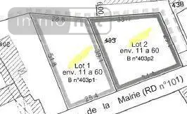 Terrain a batir a vendre Linzeux 62270 Pas-de-Calais 62 1160 m2 21440 euros 2333 004