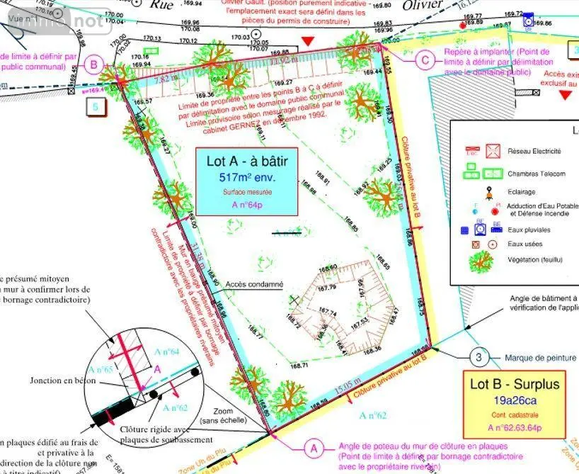 Terrain a batir a vendre Bailleau-l'Évêque 28300 Eure-et-Loir 28 60000 euros 392 003