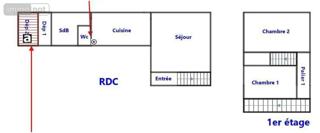 Maison a vendre Aire-sur-la-Lys 62120 Pas-de-Calais 62 64 m2 4 pièces 85000 euros D2411 006