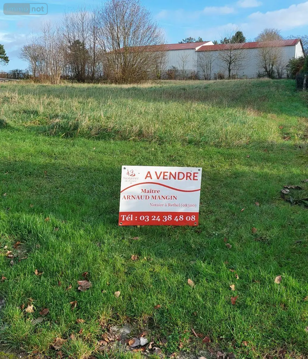 Terrain a batir a vendre Neuflize 08300 Ardennes 08 97000 euros 10315/584 001