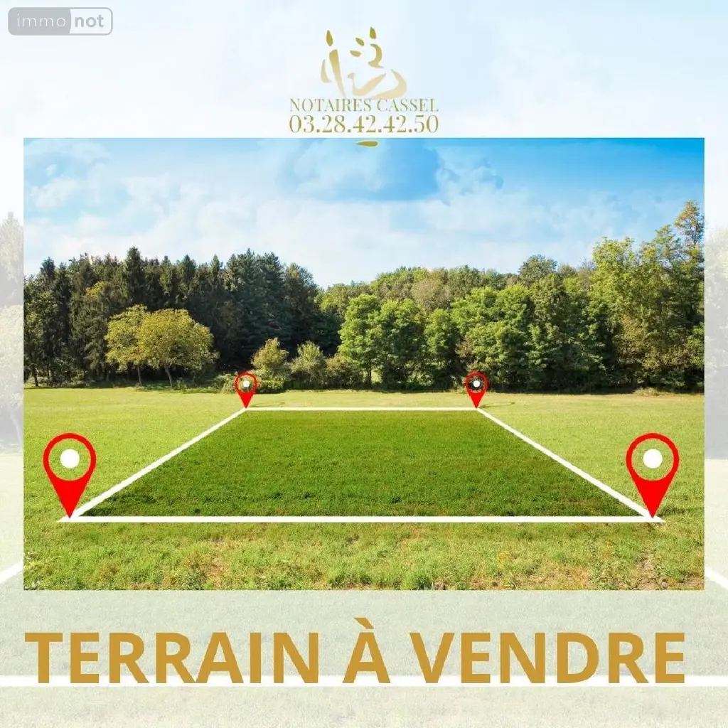 Terrain a batir a vendre Houtkerque 59470 Nord 59 79500 euros H124036 001