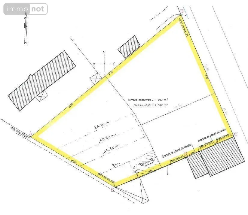 Terrain a batir a vendre Cloyes-les-Trois-Rivières 28220 Eure-et-Loir 28 1057 m2 63400 euros JS/851 003