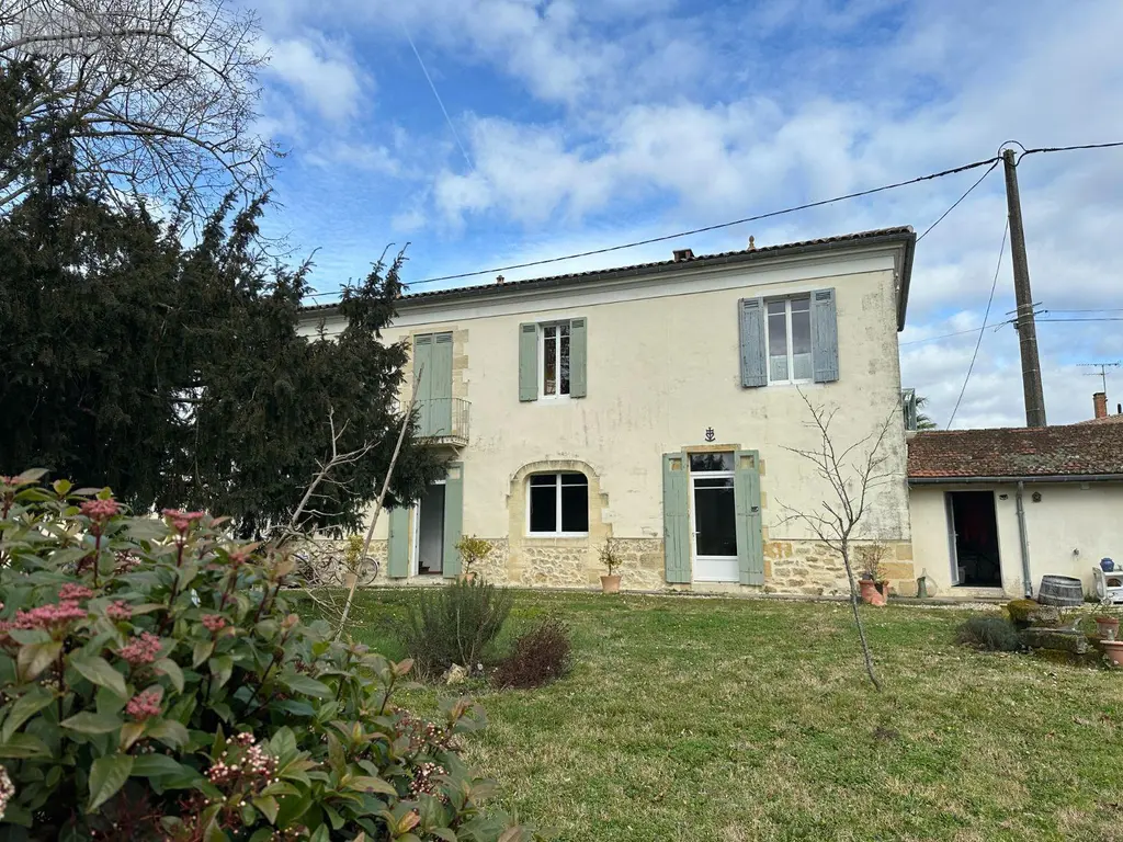 Maison a vendre Cadillac-sur-Garonne 33410 Gironde 33 160 m2 6 pièces 405600 euros 618 001