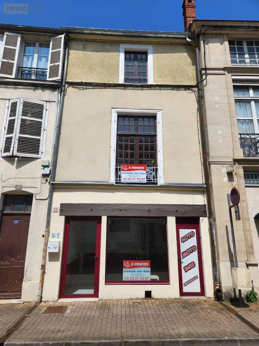 Immeuble de rapport a vendre Bar-sur-Aube 10200 Aube 10 191 m2 8 pièces 65000 euros 10379/579 001
