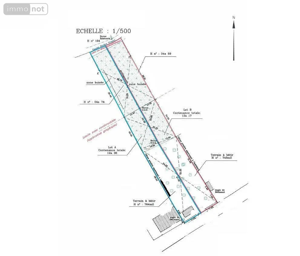 Terrain a batir a vendre Conie-Molitard 28200 Eure-et-Loir 28 764 m2 17000 euros RC/870 002