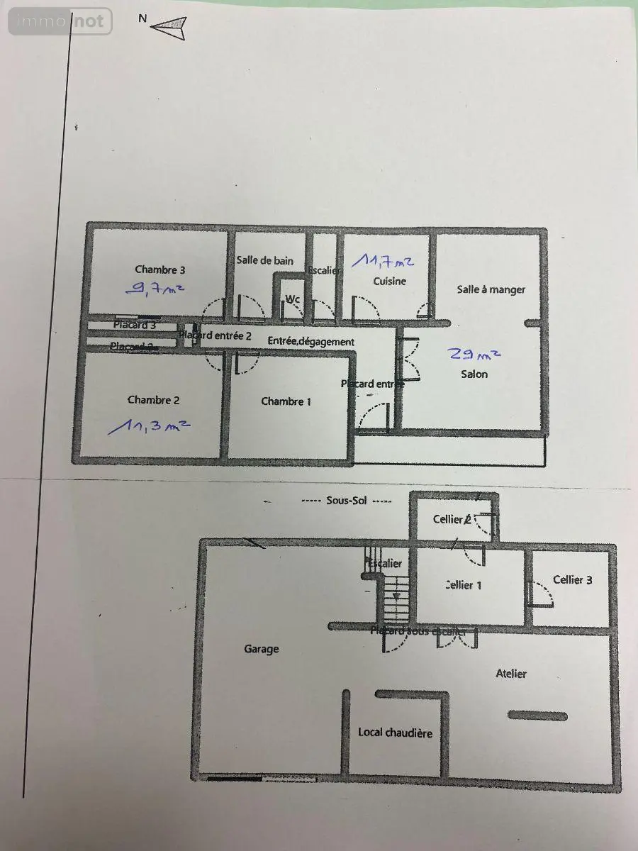 Maison a vendre Saint-Genou 36500 Indre 36 90 m2 4 pièces 86000 euros 1050206 019