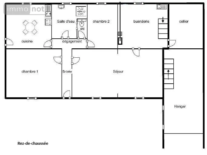 Maison a vendre Langey 28290 Eure-et-Loir 28 130 m2 7 pièces 129900 euros JS/921 019