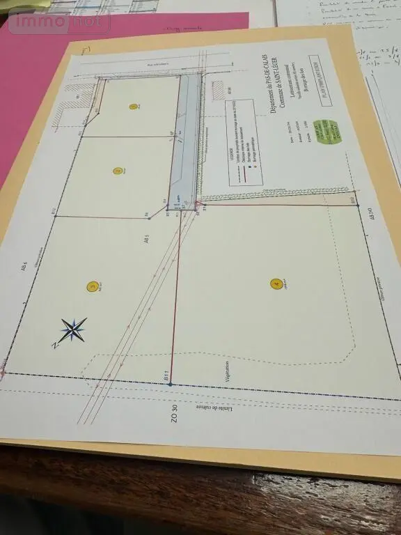Terrain a batir a vendre Saint-Léger 62128 Pas-de-Calais 62 240 m2 43500 euros 1/768 001