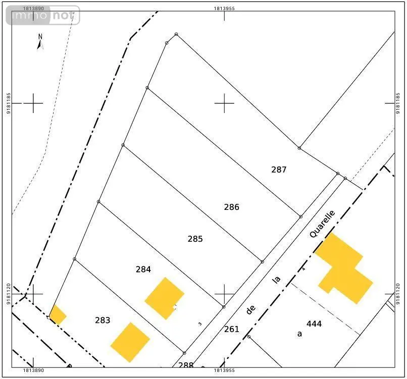 Terrain a batir a vendre Lonny 08150 Ardennes 08 500 m2 49000 euros 08034/92 002