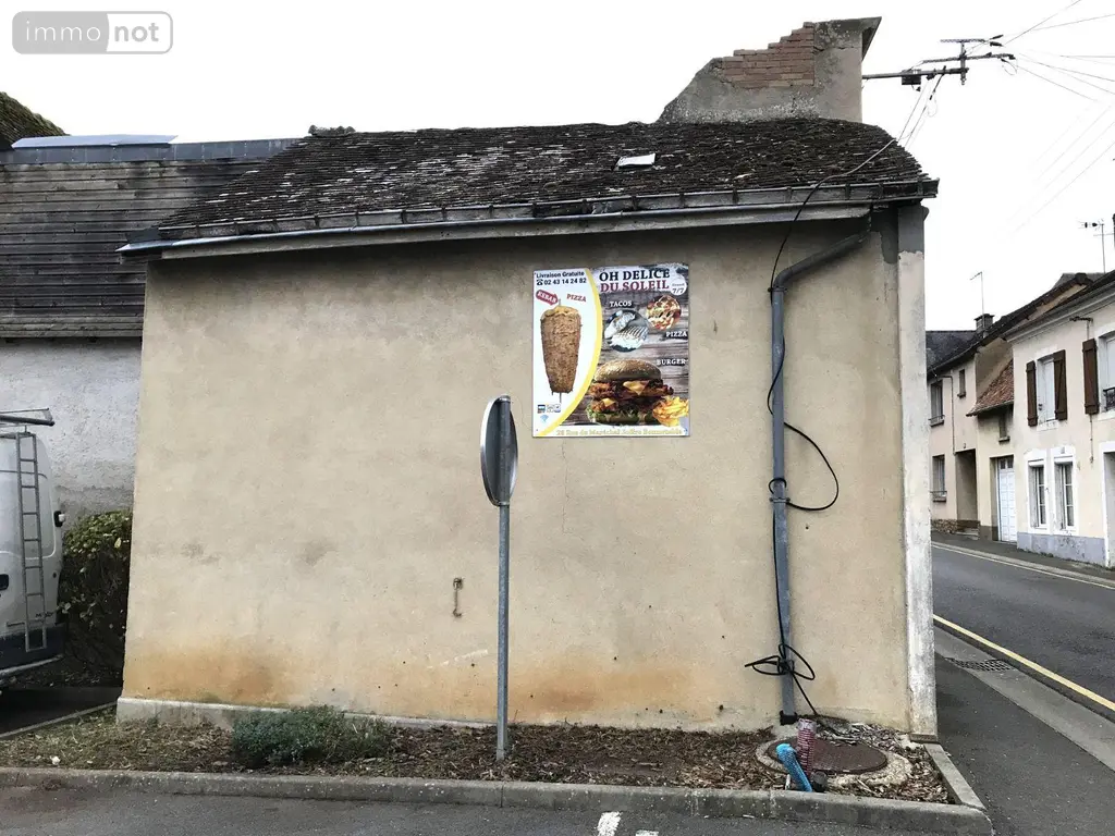 Garage et parking a vendre Bonnétable 72110 Sarthe 72 1 pièce 6200 euros 079/2001 002