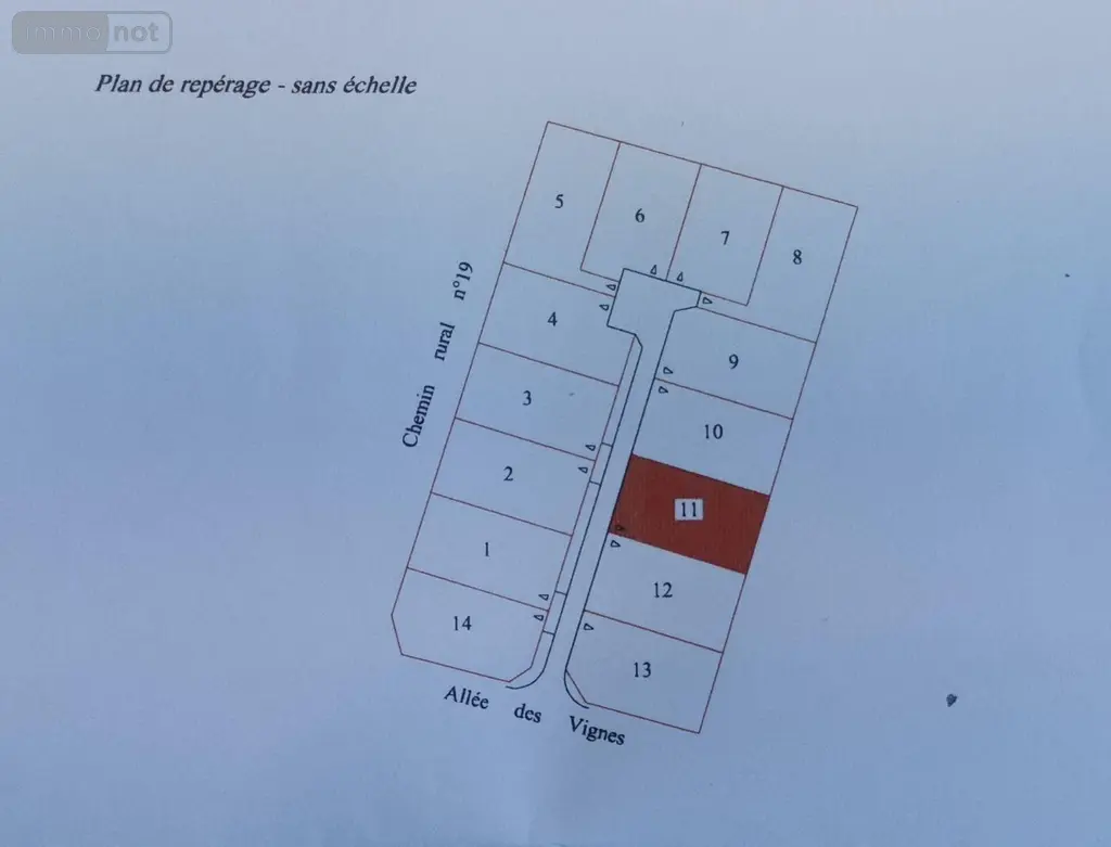 Terrain a batir a vendre Roaillan 33210 Gironde 33 88000 euros 33062-11 002