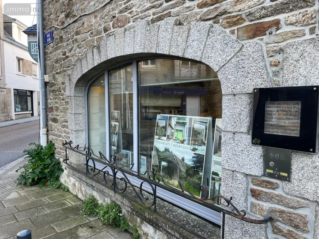 Location fonds et murs commerciaux Pont-Aven 29930 Finistère 29 40 m2 2 pièces 1300 euros 11286/892 006