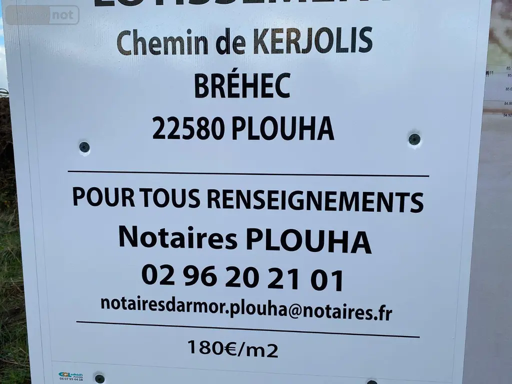 Terrain a batir a vendre Plouha 22580 Côtes-d'Armor 22 78352 euros TEBA-307 003