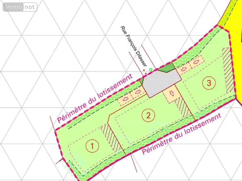 Terrain a batir a vendre Lesneven 29260 Finistère 29 409 m2 57170 euros 046/1779 003