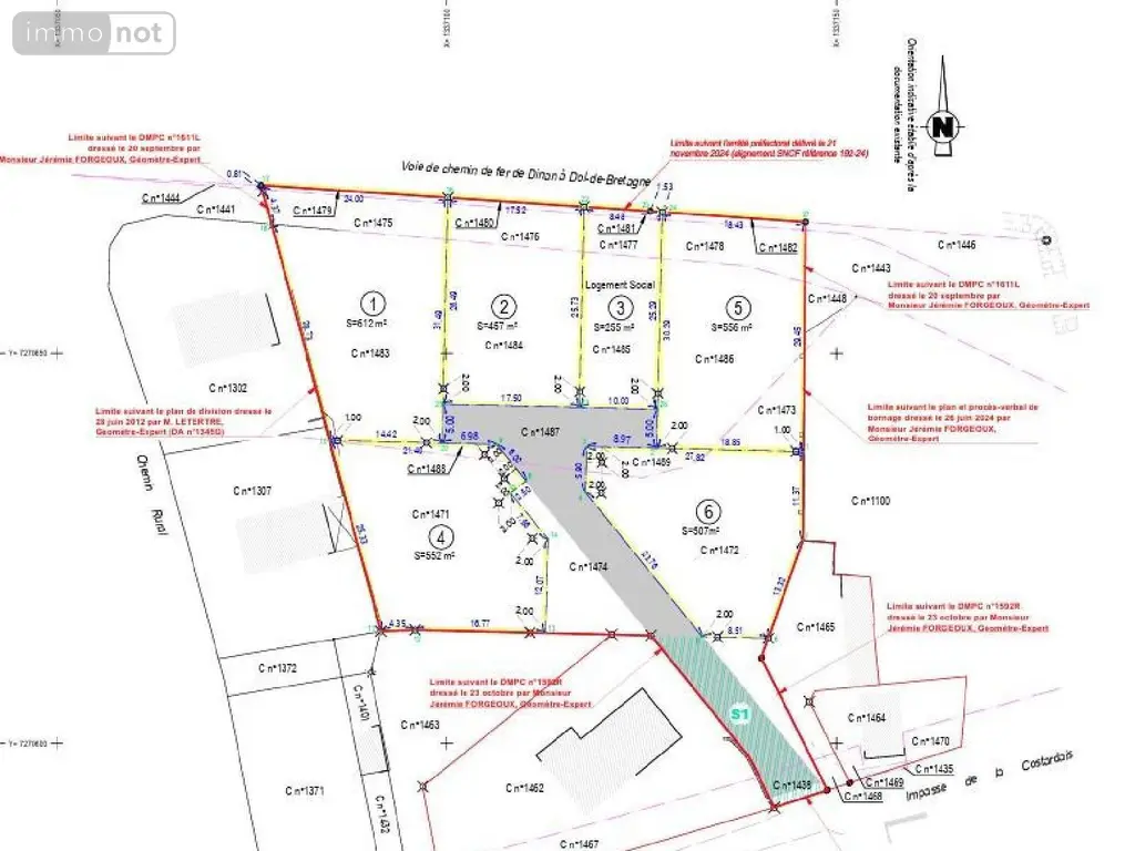 Terrain a batir a vendre Miniac-Morvan 35540 Ille-et-Vilaine 35 89570 euros 089/3284 002