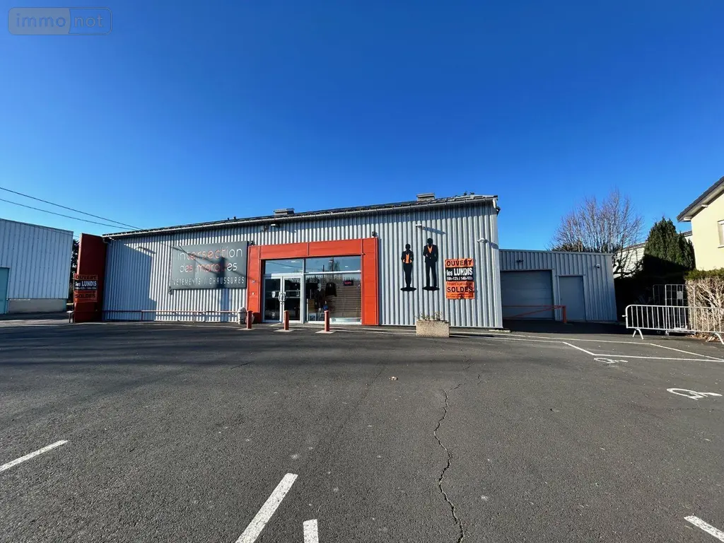 Fonds et murs commerciaux a vendre Mauriac 15200 Cantal 15 360 m2 507700 euros 15060/1239 002