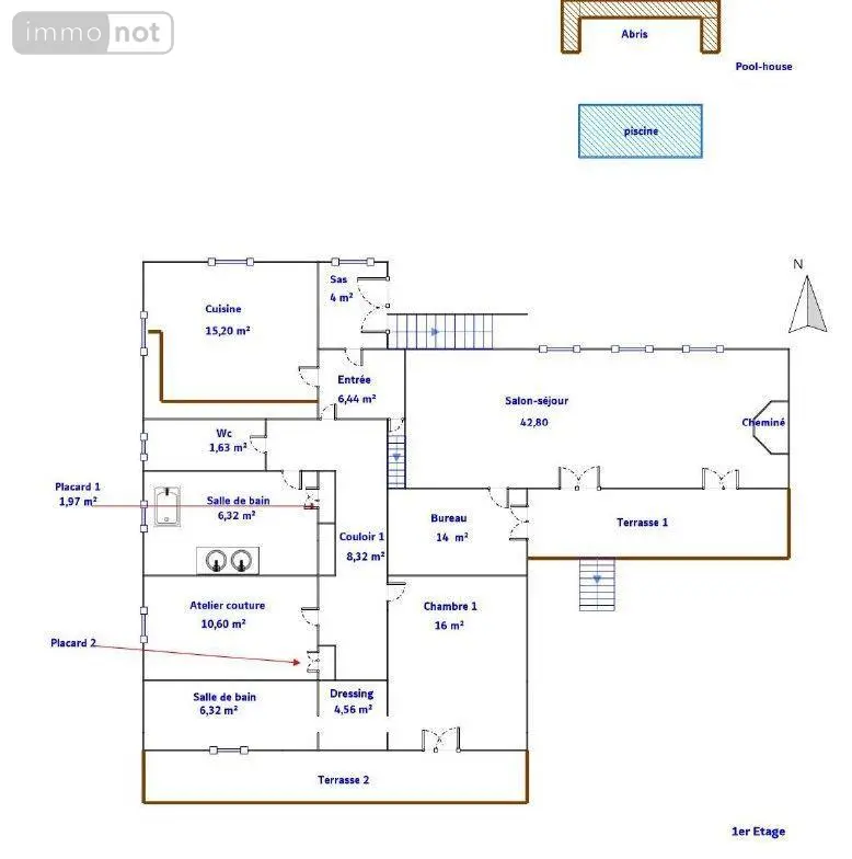 Maison a vendre Aix-en-Provence 13100 Bouches-du-Rhône 13 241 m2 7 pièces 1345000 euros 10521/31 024