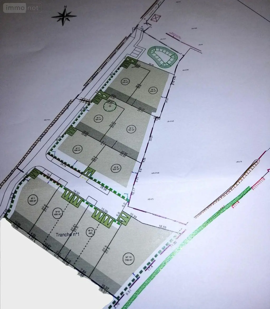 Terrain a batir a vendre Pontaubault 50220 Manche 50 50000 euros 12541/2245 007